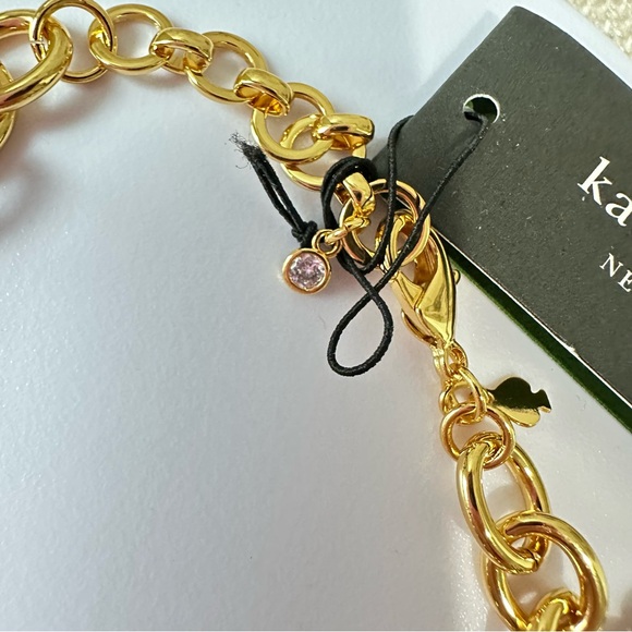 Kate Spade Winter Wonderland Goldtone Charm Bracelet with Colorful Accents - Picture 11 of 16